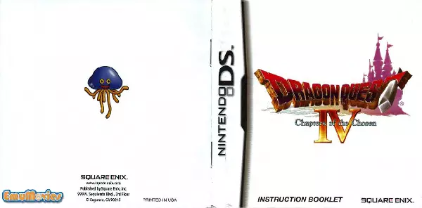 manual for Dragon Quest IV - Chapters of the Chosen